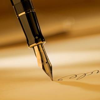 Pen and book wallpaper