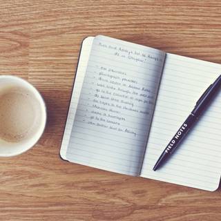 Pen and book wallpaper