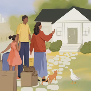 Family home wallpaper