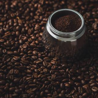 Coffee color wallpaper