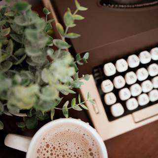 Coffee color wallpaper