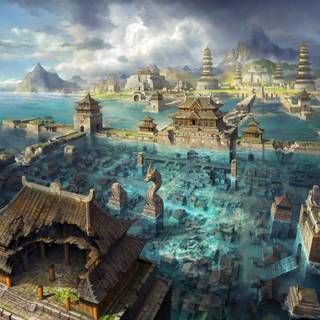Ancient cities wallpaper