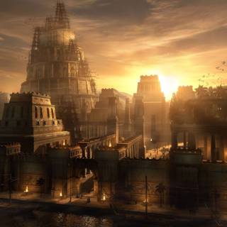 Ancient cities wallpaper