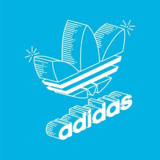 Blue Adidas wallpaper