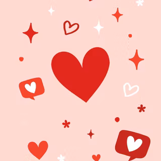 Heart design wallpaper