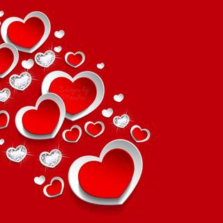 Heart design wallpaper