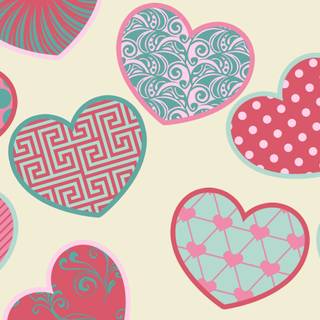 Heart design wallpaper