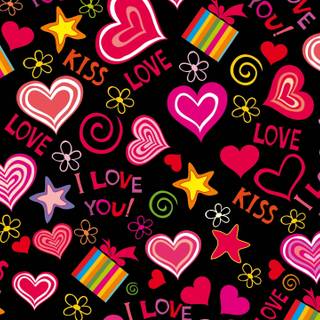 Heart design wallpaper