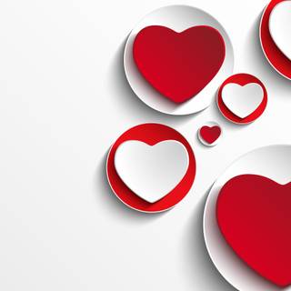 Heart design wallpaper