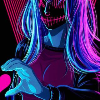 Scary woman wallpaper