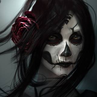 Scary woman wallpaper
