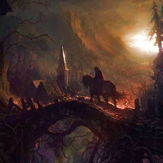 Gothic horror wallpaper