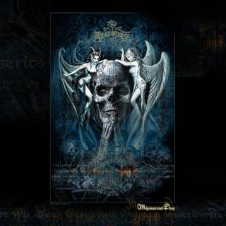 Gothic horror wallpaper