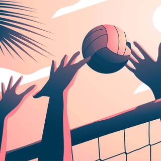 Volleyball girl wallpaper