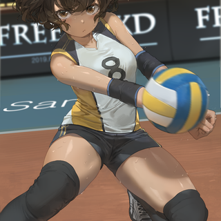 Volleyball girl wallpaper