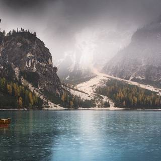 Rainy mountains wallpaper