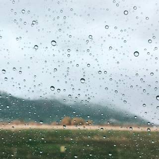 Rainy mountains wallpaper