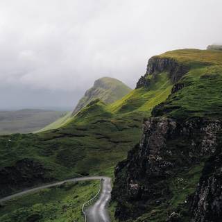 Rainy mountains wallpaper