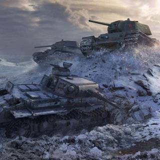 Soviet tank wallpaper