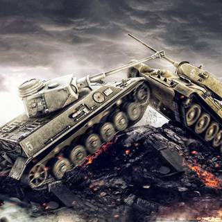 Soviet tank wallpaper