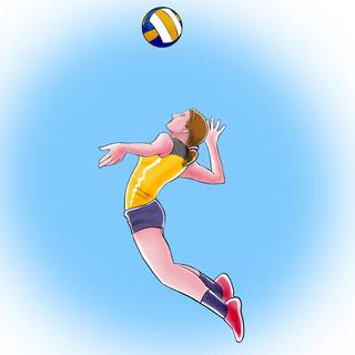 Volleyball girl wallpaper