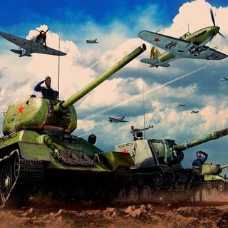 Soviet tank wallpaper
