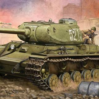 Soviet tank wallpaper