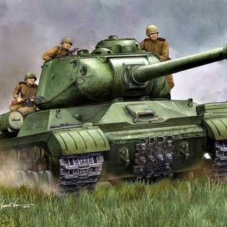 Soviet tank wallpaper