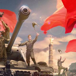 Soviet tank wallpaper