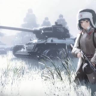Soviet tank wallpaper