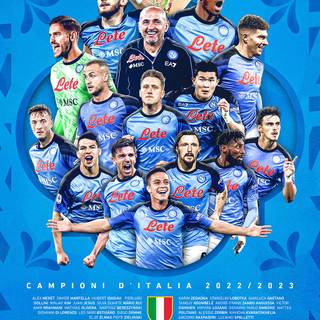 S.S.C. Napoli Serie A Champions 2023 wallpaper