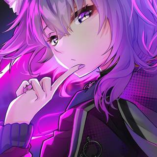 Nekomata Okayu phone wallpaper