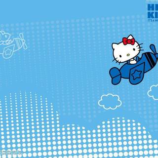 Sanrio blue desktop wallpaper