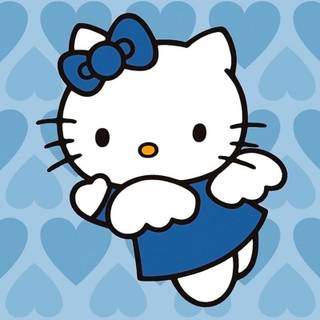 Sanrio blue desktop wallpaper