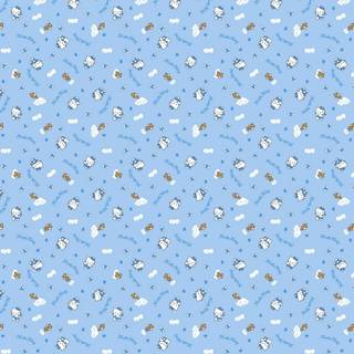 Sanrio blue desktop wallpaper