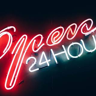 Neon lights desktop wallpaper