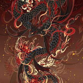 Chinese Dragon iPhone wallpaper