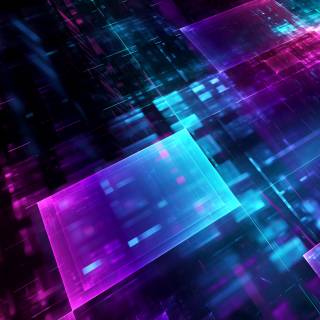 Neon lights desktop wallpaper