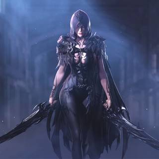 4k gaming girl wallpaper