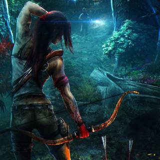 4k gaming girl wallpaper