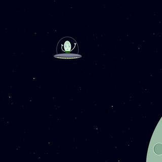 Aesthetic space PC wallpaper