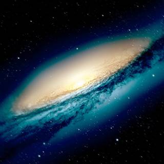 Aesthetic space PC wallpaper