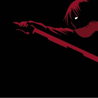 Anime dark red wallpaper