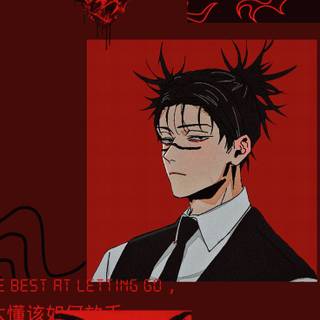 Anime dark red wallpaper