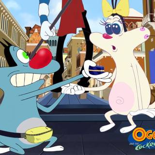 Oggy and Olly wallpaper