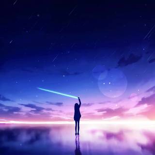 Shooting Star anime wallpaper