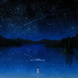 Shooting Star anime wallpaper