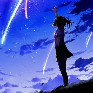 Shooting Star anime wallpaper