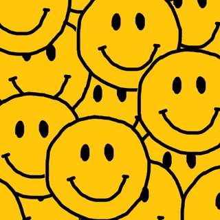 Preppy smiles wallpaper