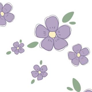Spring cute purple wallpaper